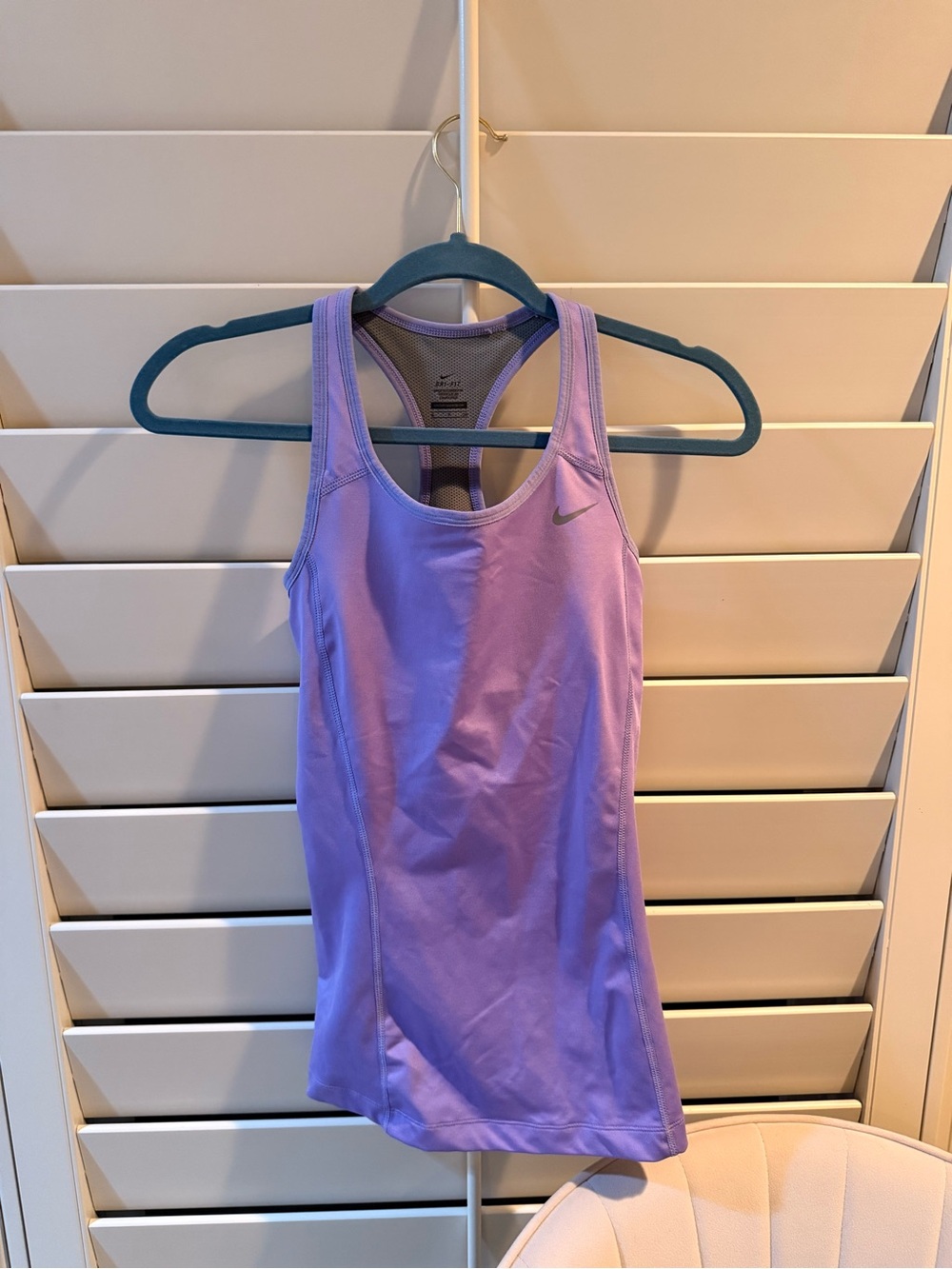 Nike Lavender Racerback Athletic Tank Top